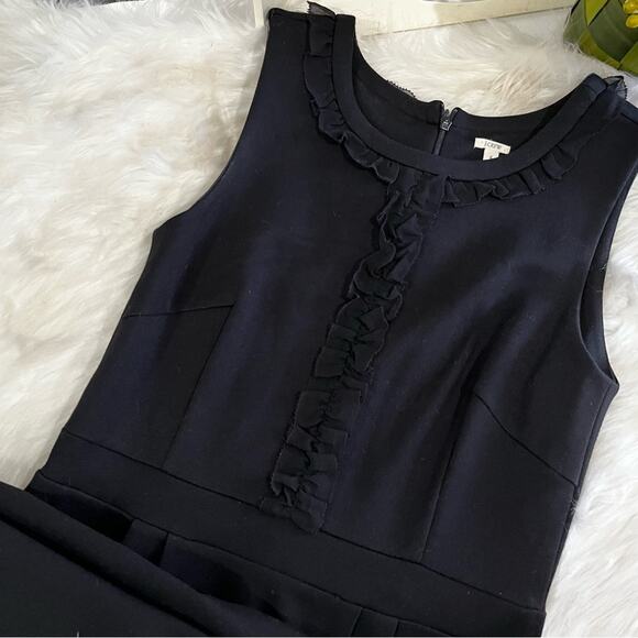 NEW J. Crew Ruffled Tailored Structured Longline Pinafore Career Dress 4 NWOT - Picture 12 of 16